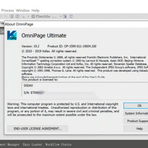 Kofax OmniPage 19.2 Ultimate For Windows Cd Key Global